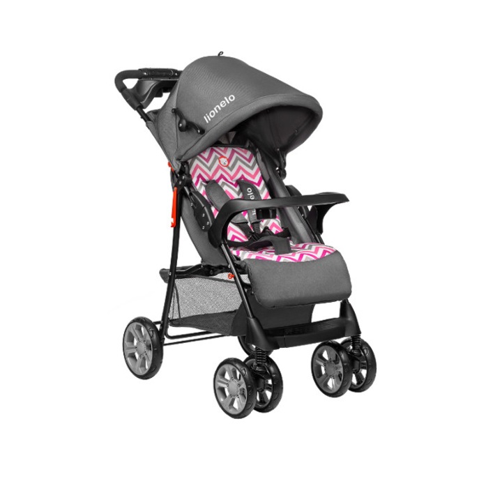 Детска количка Lionelo Emma Plus, Спортна, Pink Scandi
