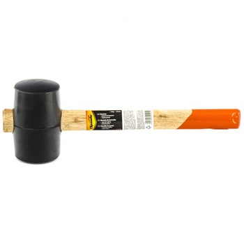 Ciocan cauciuc, 340 g, cauciuc negru, maner din lemn, SPARTA Ciocan cauciuc, 340 g, cauciuc negru, maner din lemn, SPARTA