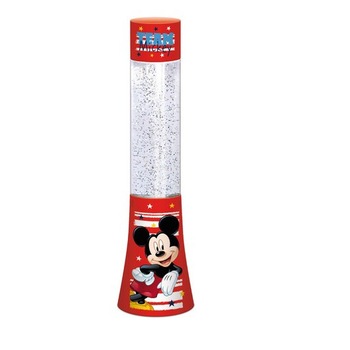 Veioza lampa Mickey Mouse glitter rosu 33.3 cm Veioza lampa Mickey Mouse glitter rosu 33.3 cm