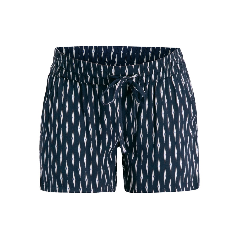 Pantaloni gravide, Noppies, scurti, bleumarin, Alb/Bleumarin