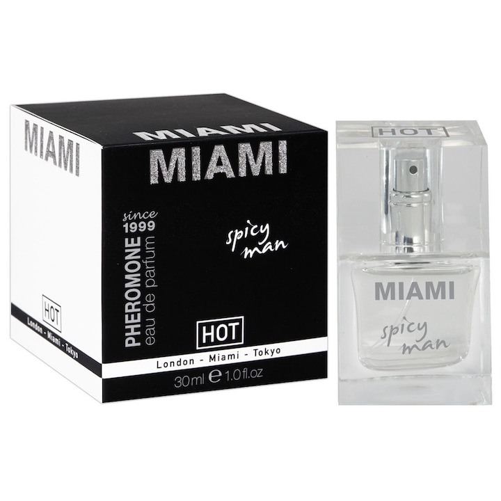 Hot Miami Feromon parfüm, Férfiaknak, 30 ml