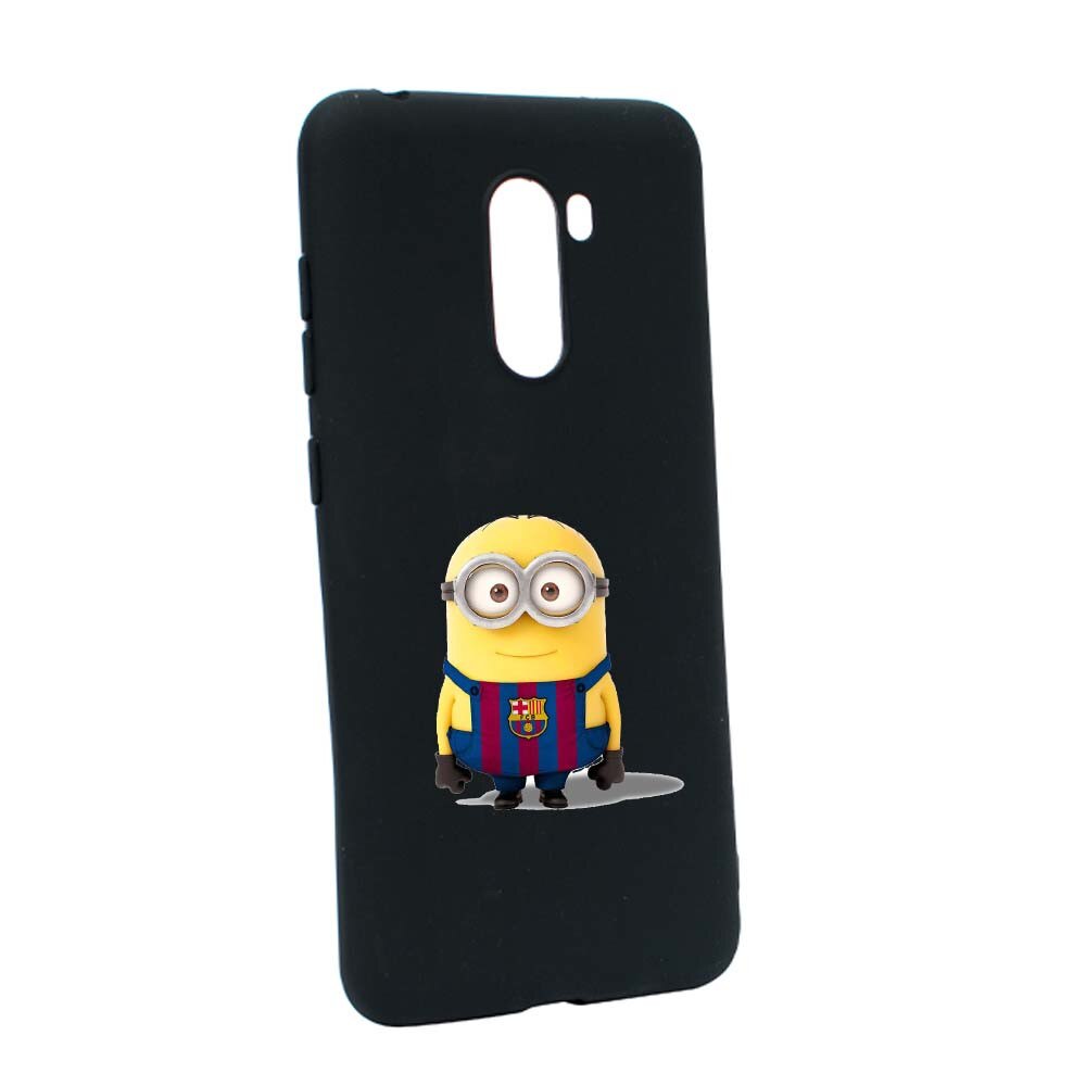 Husa de protectie Minion Football pentru Xiaomi PocoPhone F1, rezistenta la uzura, anti-alunecare, din silicon Premium, B212