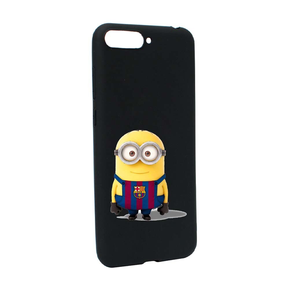 Husa de protectie Minion Football pentru Huawei Y6 2018 / Y6 Prime 2018, rezistenta la uzura, anti-alunecare, din silicon Premium, B212