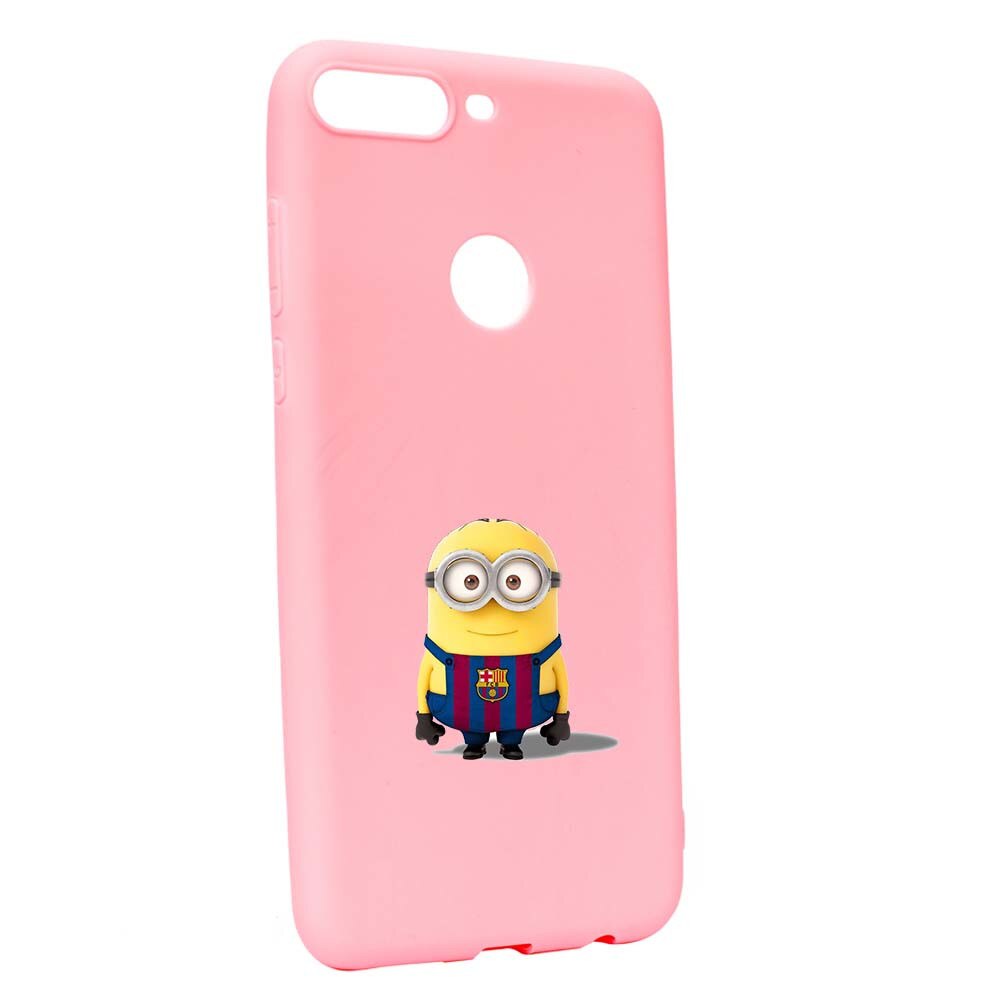 Husa de protectie Minion Football pentru OnePlus 5T, rezistenta la uzura, anti-alunecare, din silicon Premium, P212