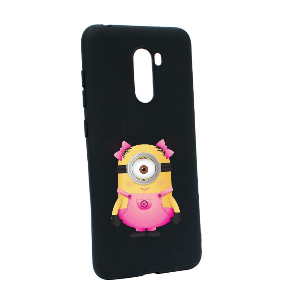 Husa de protectie Minion Girl pentru Xiaomi PocoPhone F1, rezistenta la uzura, anti-alunecare, din silicon Premium, B213