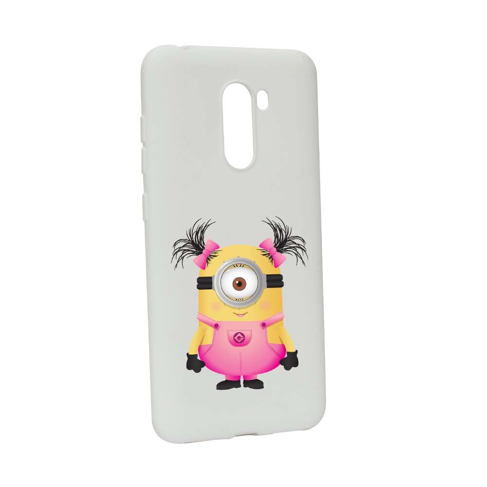Husa de protectie Minion Girl pentru Xiaomi PocoPhone F1, rezistenta la uzura, anti-alunecare, din silicon Premium, W213