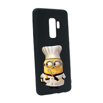 Husa de protectie Minion Chef pentru Samsung Galaxy S9 Plus, rezistenta la uzura, anti-alunecare, din silicon Premium, B215 Husa de protectie Minion Chef pentru Samsung Galaxy S9 Plus, rezistenta la uzura, anti-alunecare, din silicon Premium, B215