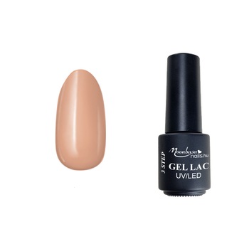 Lac semipermanent 3 step gel, MoonbasaNails, No 022, Bej, 4 ml Lac semipermanent 3 step gel, MoonbasaNails, No 022, Bej, 4 ml