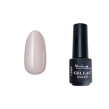 Lac semipermanent 3 step gel, MoonbasaNails, No 023, Alb, 4 ml Lac semipermanent 3 step gel, MoonbasaNails, No 023, Alb, 4 ml