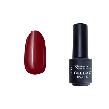 Lac semipermanent 3 step gel, MoonbasaNails, No 0013, Grena, 4 ml Lac semipermanent 3 step gel, MoonbasaNails, No 0013, Grena, 4 ml