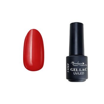 Lac semipermanent 3 step gel, MoonbasaNails, No 0010, Rosu, 4 ml Lac semipermanent 3 step gel, MoonbasaNails, No 0010, Rosu, 4 ml