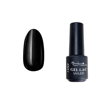 Lac semipermanent 3 step gel, MoonbasaNails, No 002, Negru, 4 ml Lac semipermanent 3 step gel, MoonbasaNails, No 002, Negru, 4 ml