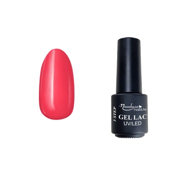 Lac semipermanent 3 step gel, MoonbasaNails, No 041, Coral, 4 ml Lac semipermanent 3 step gel, MoonbasaNails, No 041, Coral, 4 ml