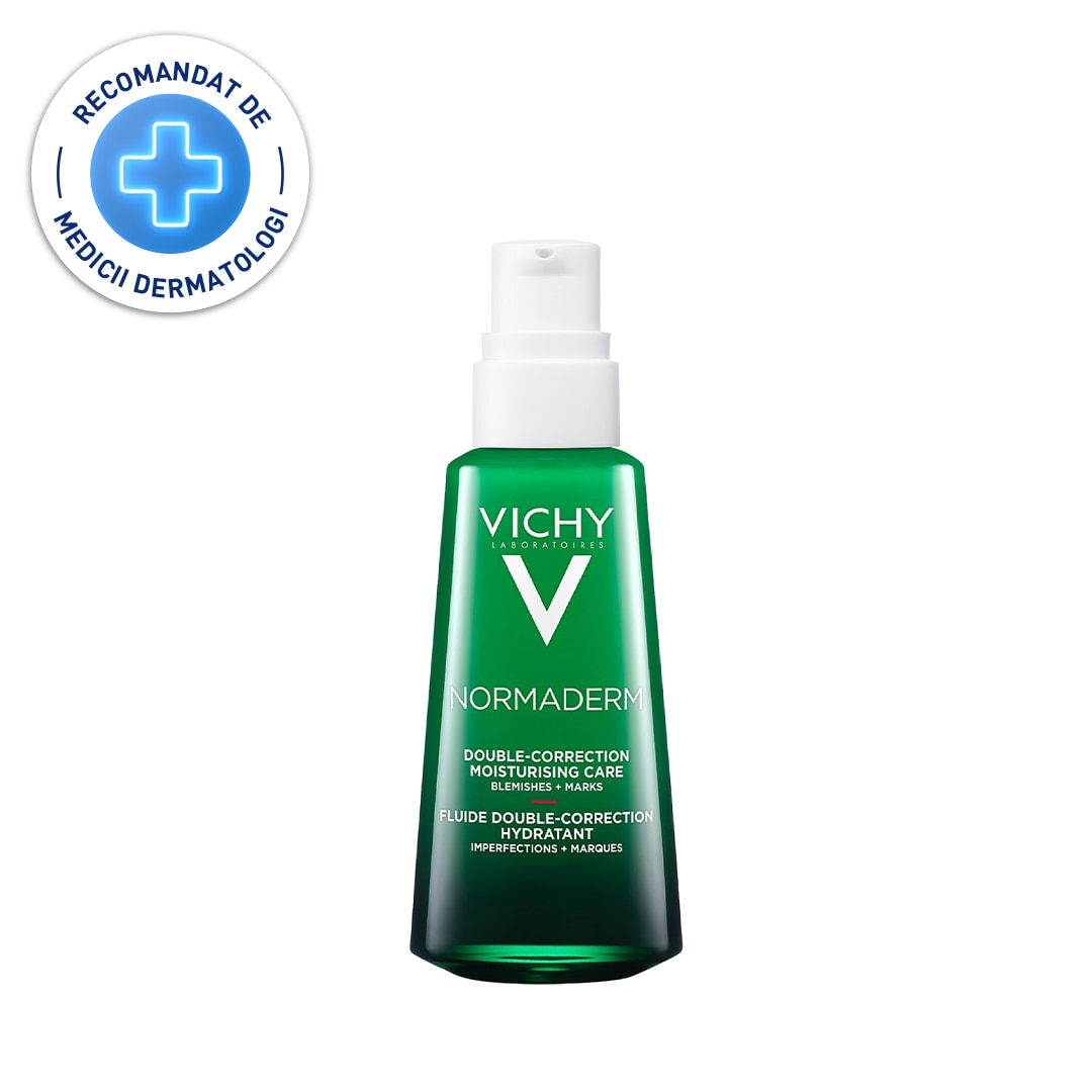 Crema hidratanta cu acid salicilic pentru ten gras cu tendinta acneica Vichy Normaderm, 50ml
