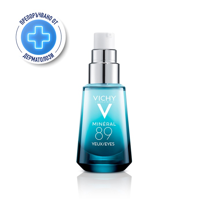 Гел за околоочен контур Vichy Mineral 89, С възстановяващ и укрепващ ефект, 15 мл