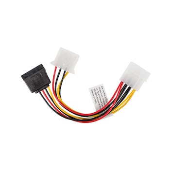 Cablu de conectare , Lanberg , Molex(tata)->Molex(mama) + ATA(mama) , 0.15 m Cablu de conectare , Lanberg , Molex(tata)->Molex(mama) + ATA(mama) , 0.15 m