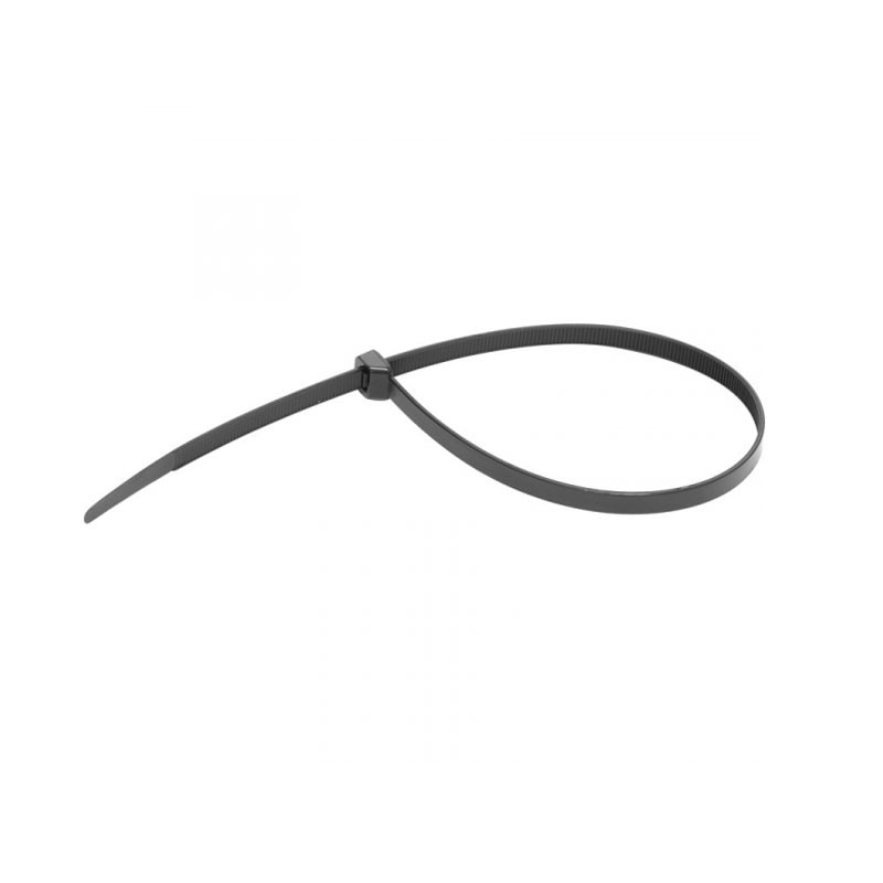 Colier plastic 3x100, negru, brida, 100 bucati, E-next