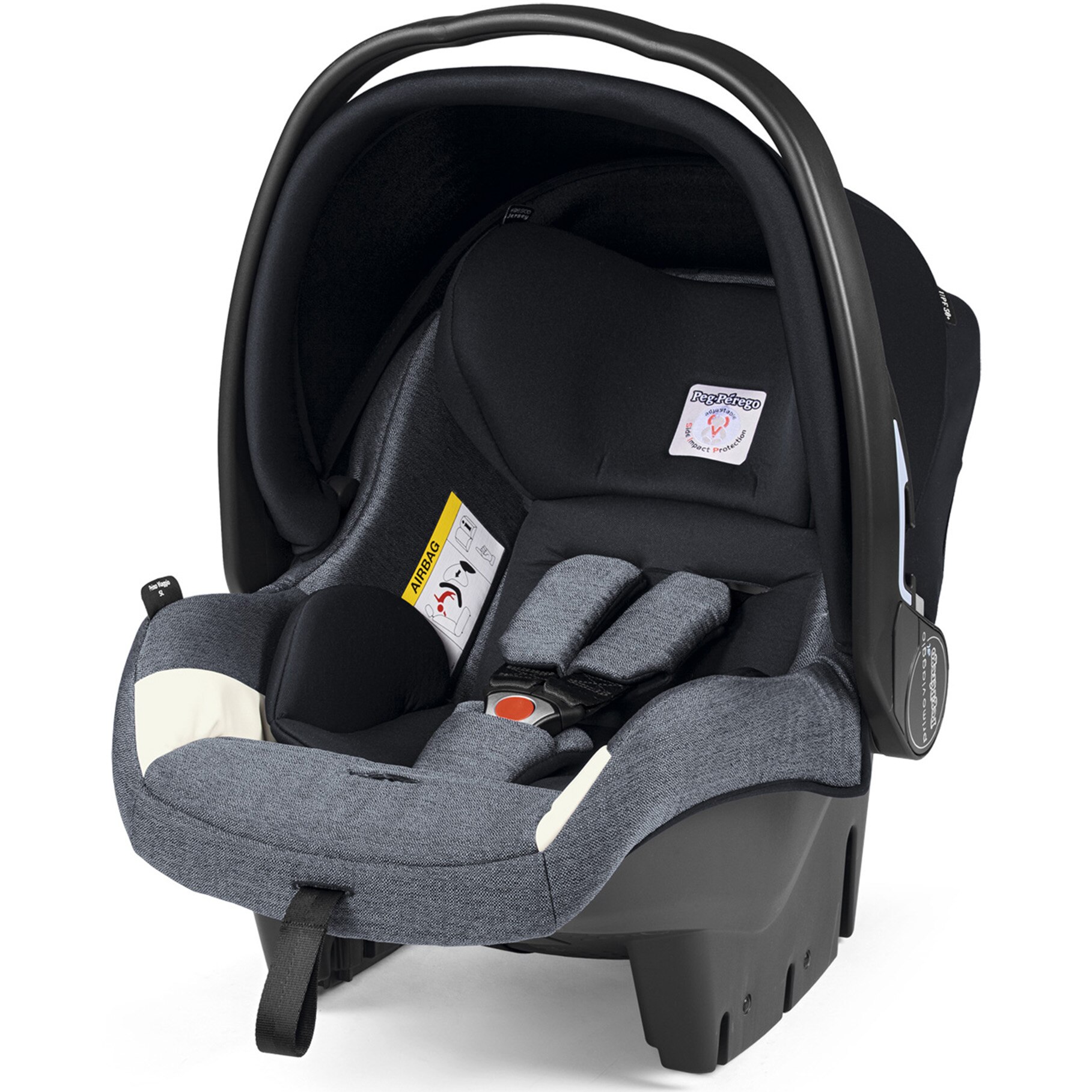 Scaun auto Peg Perego Primo Viaggio SL Class, 0-13 kg, Class Grey, Gri/Negru