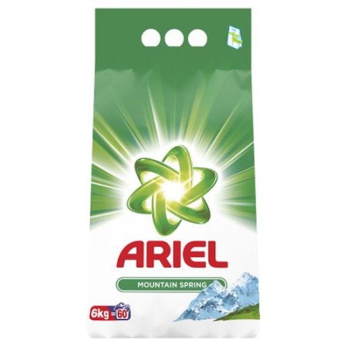 Detergent automat Ariel Mountain Spring, 6 kg, 60 spalari