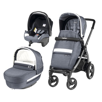Carucior 3 in 1 Peg Perego Book Plus 51S Titania Luxe, Luxe Mirage, Albastru Carucior 3 in 1 Peg Perego Book Plus 51S Titania Luxe, Luxe Mirage, Albastru