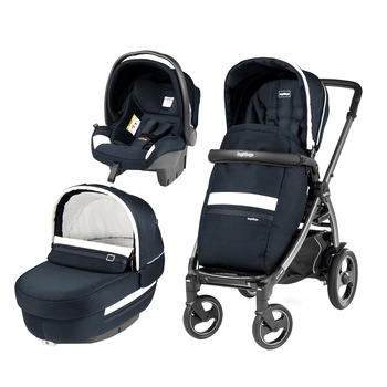 Carucior 3 in 1 Peg Perego Book Plus 51S Titania Luxe, Luxe Prestige, Bleumarin Carucior 3 in 1 Peg Perego Book Plus 51S Titania Luxe, Luxe Prestige, Bleumarin