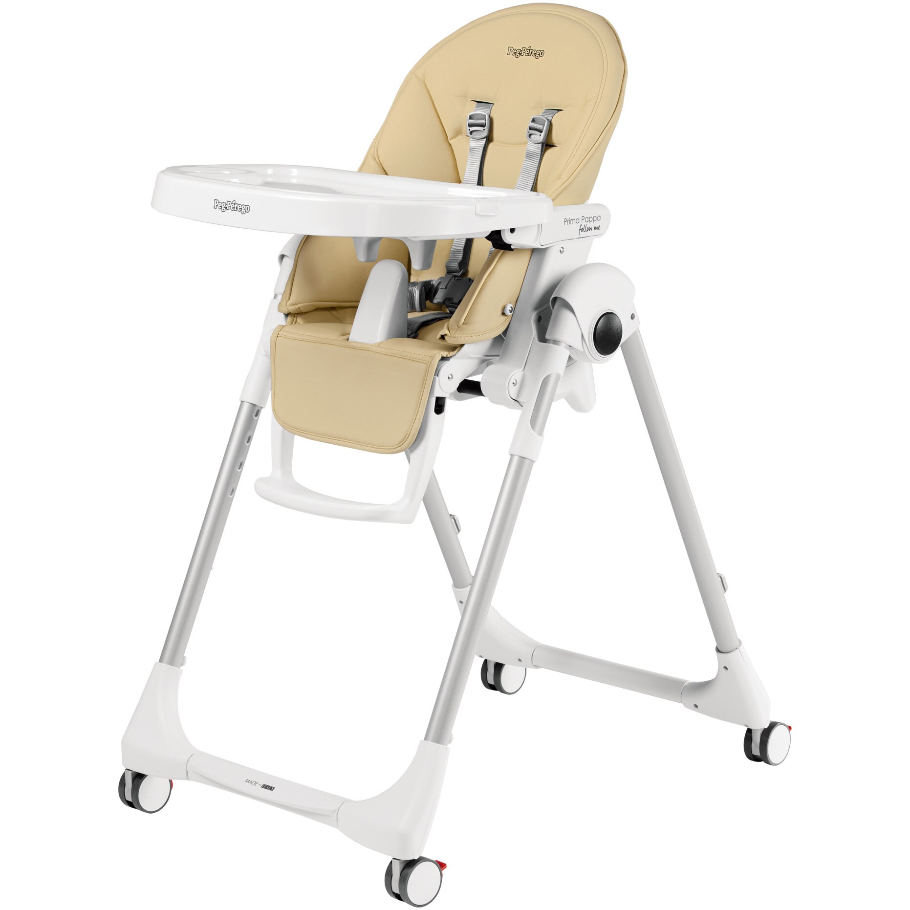 Scaun de masa Peg Perego Prima Pappa Zero, Follow Me Paloma, Bej