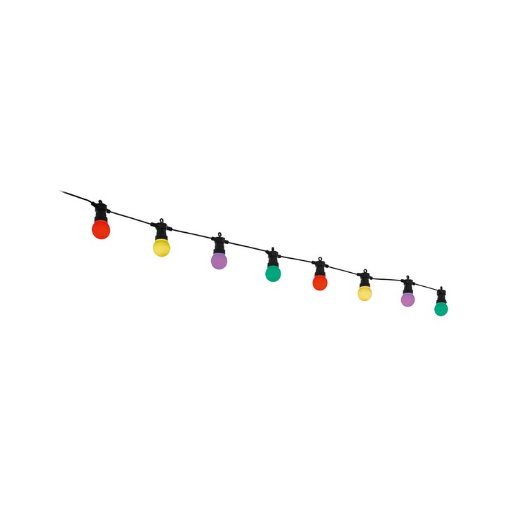 Ghirlanda luminoasa LED RGB de exterior colorata EGLO Austria 34012 CAMPANAS