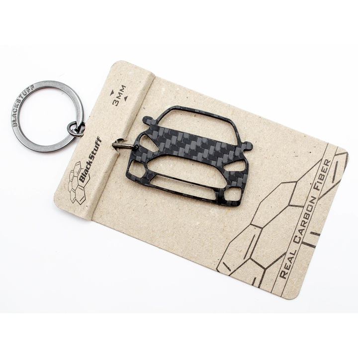 Breloc Fibra de Carbon compatibil cu Fiesta mk7 2017+