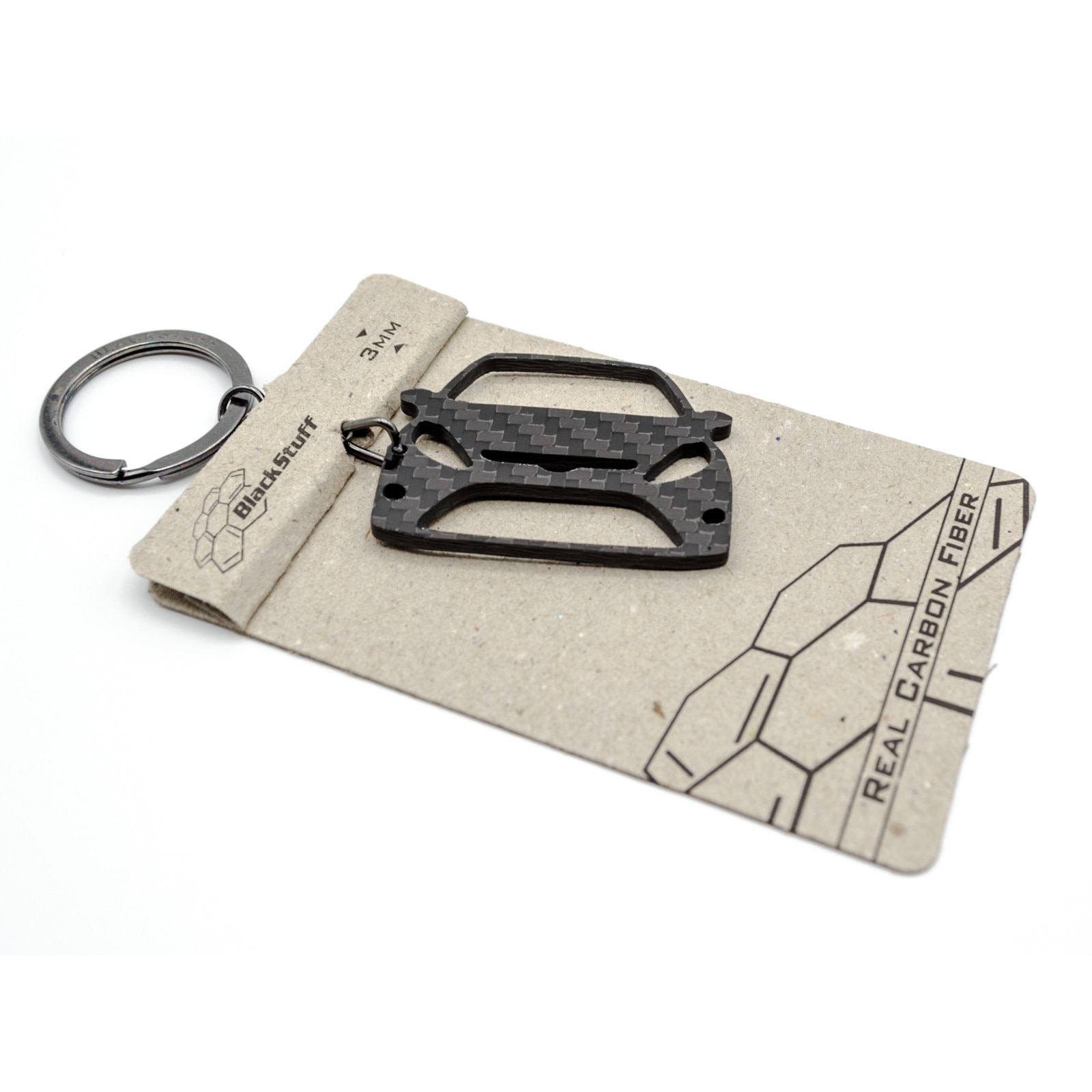 Breloc Fibra de Carbon compatibil cu Fiesta ST mk6 2008-2017