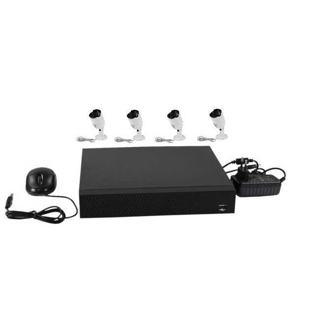 Kit Supraveghere Venovo, 4 Camere 1,3MP, DVR 4 canale 1080N