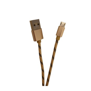 Cablu Universal De Date Si Incarcare MicroUSB , Panzat , Pentru Telefoane,Tablete Si Alte Dispozitive , Auriu Cablu Universal De Date Si Incarcare MicroUSB , Panzat , Pentru Telefoane,Tablete Si Alte Dispozitive , Auriu