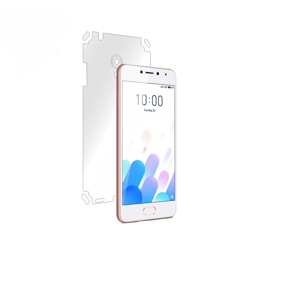 Folie de protectie Clasic Smart Protection Meizu M5C spate si laterale, protectie completa spate + Smart Spray®,Smart Squeegee® si microfibra incluse