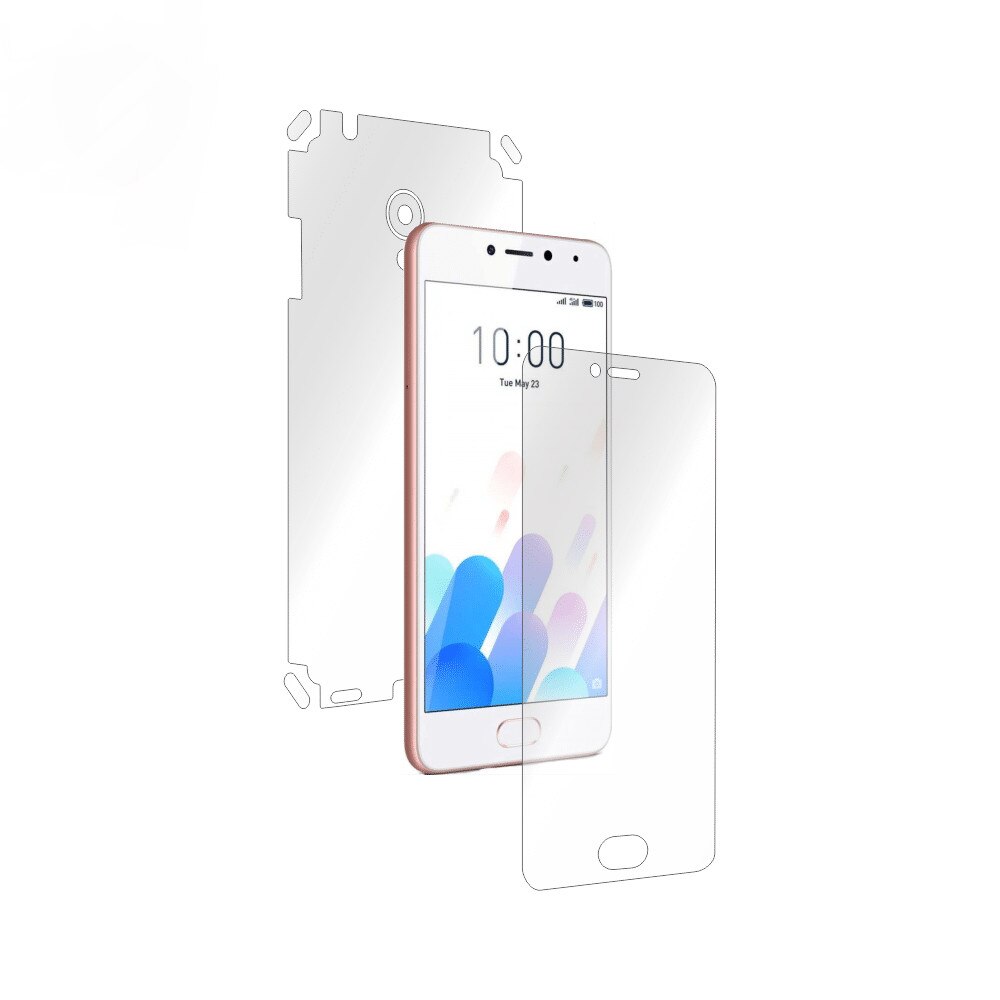 Folie de protectie Clasic Smart Protection Meizu M5C fullbody,protectie completa ecran si spate+Smart Spray®,Smart Squeegee® si microfibra incluse