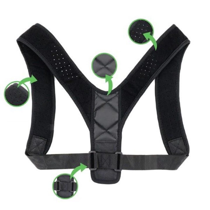 Back-Fix korrekciós pánt az egyenes háttartásért