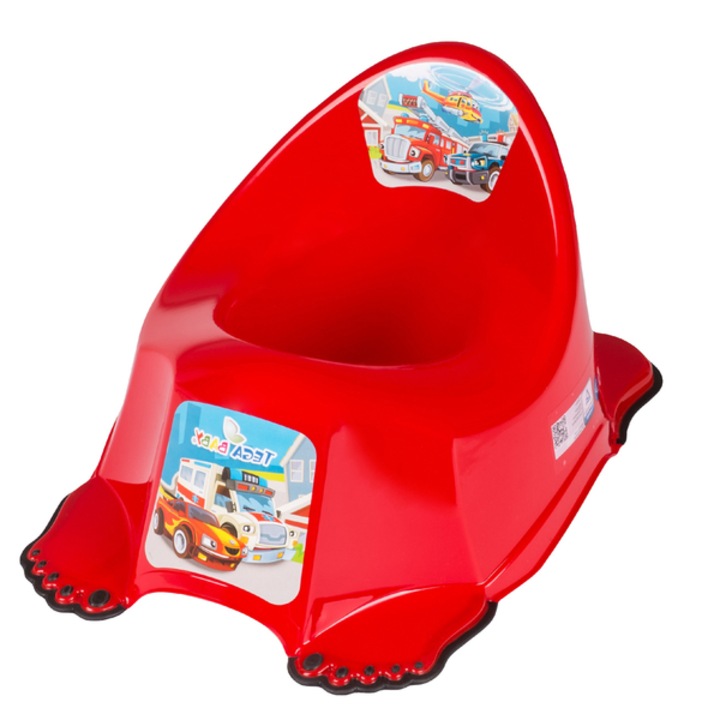 Tega Baby Car csúszásgátló zenélő bili PO-048-121, Piros