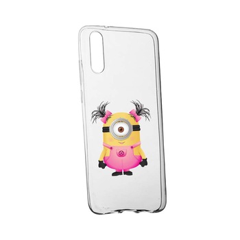 Husa de protectie Minion Girl pentru Huawei P30, rezistenta la uzura, anti-alunecare, din silicon Premium, 213 Husa de protectie Minion Girl pentru Huawei P30, rezistenta la uzura, anti-alunecare, din silicon Premium, 213