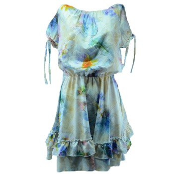 Rochita eleganta pentru fete Mini Junior 00-001, Multicolor Rochita eleganta pentru fete Mini Junior 00-001, Multicolor