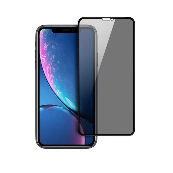 Set 2 folii de sticla 5D Apple iPhone XS MAX, Privacy Glass MyStyle, folie securizata duritate 10H