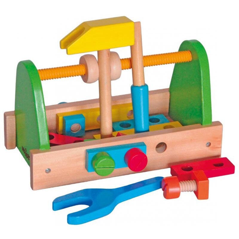 Ladita cu scule si unelte Woodyland din lemn