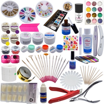 Kit Nail Art, gel UV Lila Rossa, Miley, pensule, decoratiuni Nail Art Kit Nail Art, gel UV Lila Rossa, Miley, pensule, decoratiuni Nail Art