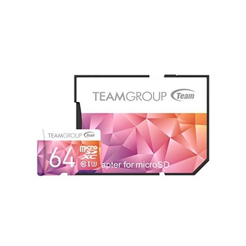 Card de memorie Team Group Color Card II 64GB Micro SDHC/SDXC UHS-I U3 + SD Adaptor Card de memorie Team Group Color Card II 64GB Micro SDHC/SDXC UHS-I U3 + SD Adaptor