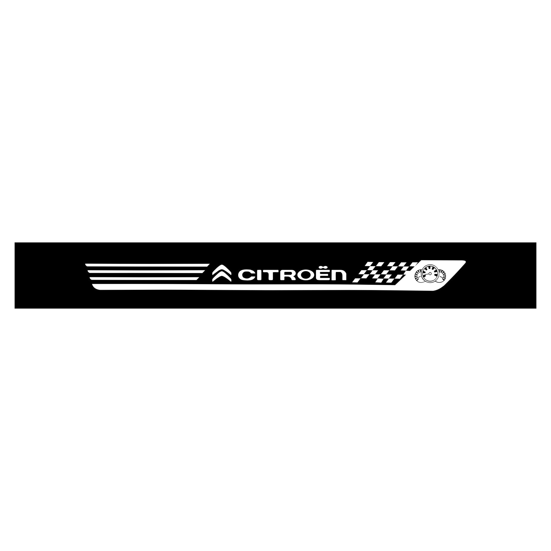 Sticker parasolar parbriz, model Citroen