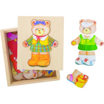 Joc BigJigs Toys de potrivire - Doamna Urs Joc BigJigs Toys de potrivire - Doamna Urs