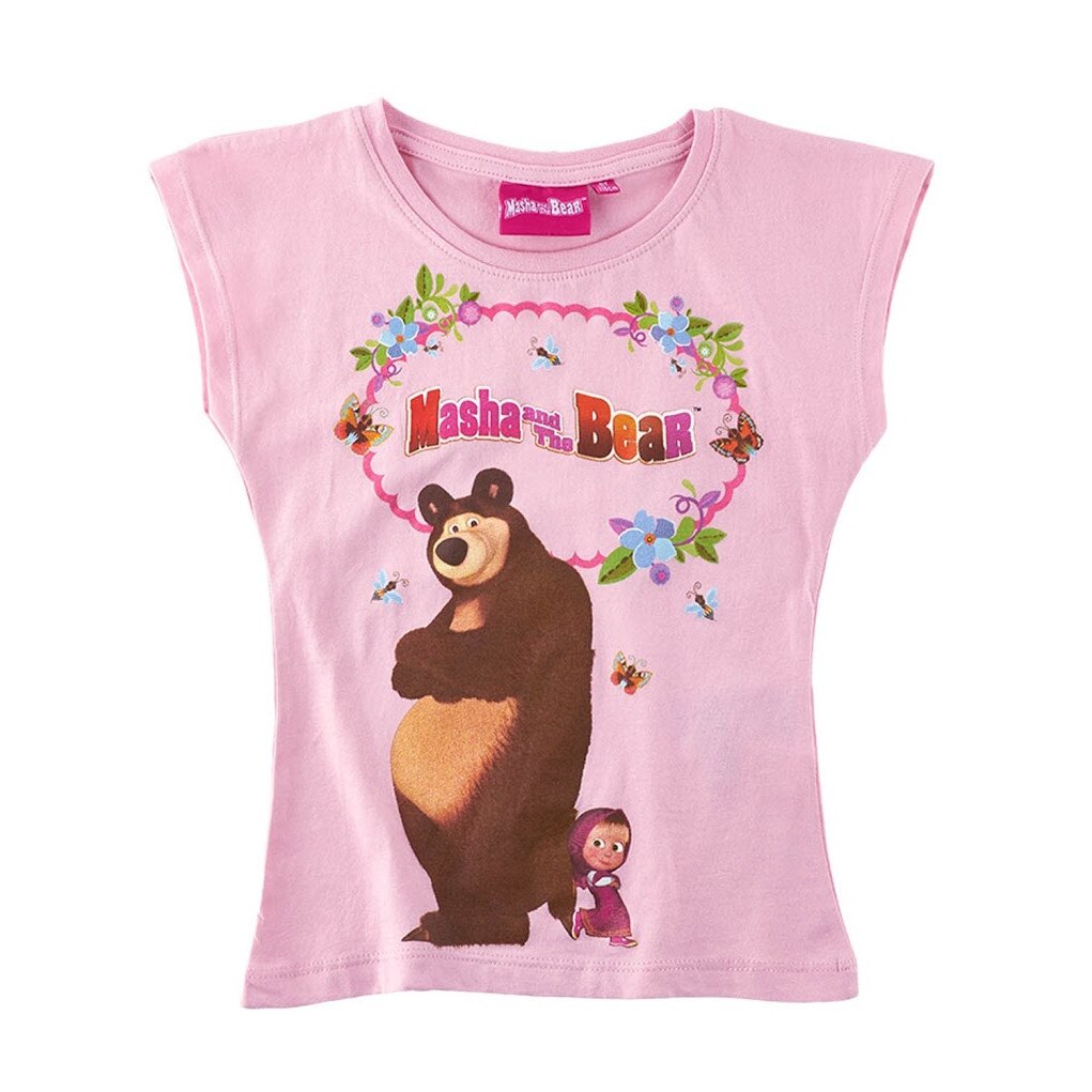 Tricou Masha and the Bear, 128 cm, 8 ani