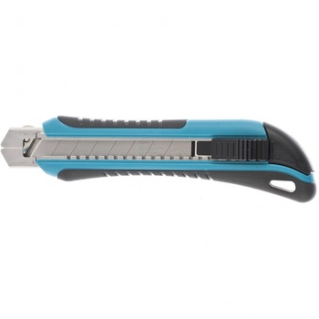 Cutter 170mm, corp ABS cauciucat, lama segmentata 18mm (SK-5), ghidaj met.+5rezerve , GROSS Cutter 170mm, corp ABS cauciucat, lama segmentata 18mm (SK-5), ghidaj met.+5rezerve , GROSS