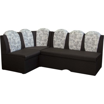 Coltar extensibil de bucatarie Sani Home, 206x90x130 cm, Maro/Bej Coltar extensibil de bucatarie Sani Home, 206x90x130 cm, Maro/Bej