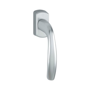 Maner fereastra Hoppe, model New York, secustik, material aluminiu, 7x40, culoare argintiu F1 Maner fereastra Hoppe, model New York, secustik, material aluminiu, 7x40, culoare argintiu F1