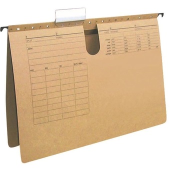 Dosar suspendabil Q-CONNECT, A4, cu sina si eticheta, carton 250 gsm, maro Dosar suspendabil Q-CONNECT, A4, cu sina si eticheta, carton 250 gsm, maro
