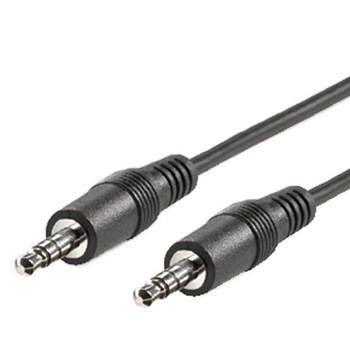 Cablu audio jack 3.5mm T-T 1m, Roline 11.09.4501 Cablu audio jack 3.5mm T-T 1m, Roline 11.09.4501