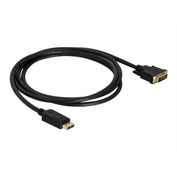Cablu de conectare cu dubla legatura , Lanberg , Displayport(tata) V1.2->DVI/D(tata )(24+1) ,1m , negru Cablu de conectare cu dubla legatura , Lanberg , Displayport(tata) V1.2->DVI/D(tata )(24+1) ,1m , negru